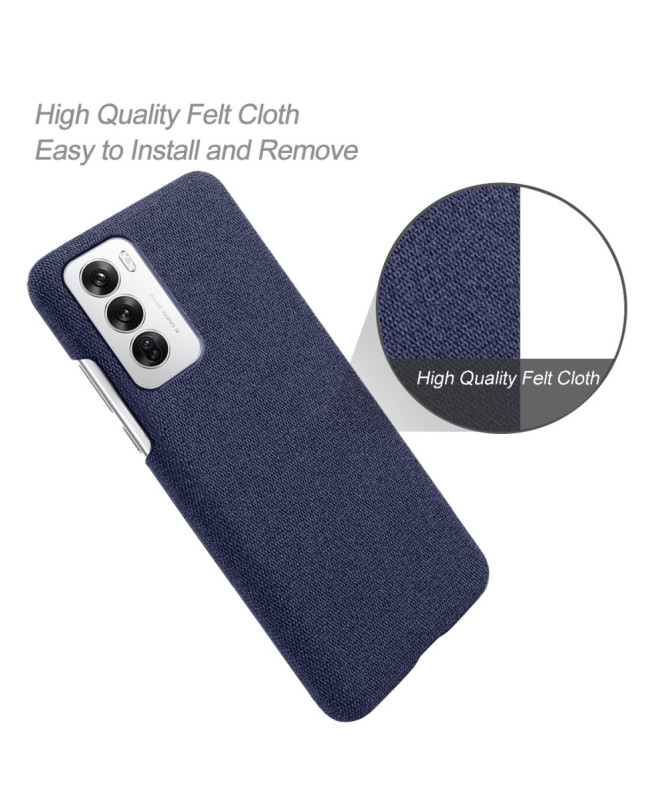 Oppo Reno 12 5G - Coque revêtement tissu