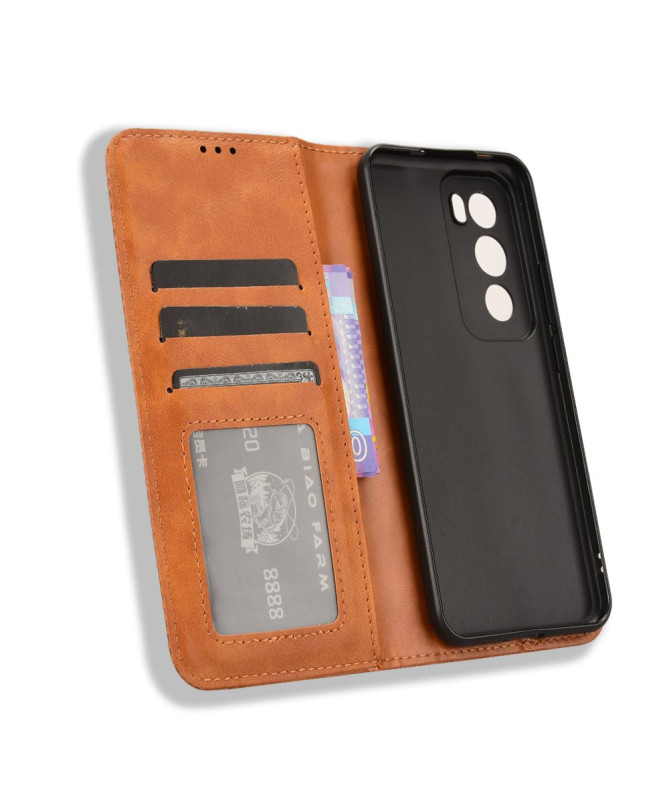 Oppo Reno 12 5G - Housse Le Cirénius style cuir