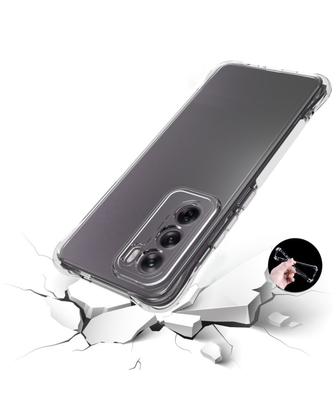 Oppo Reno 12 5G - Coque transparente angles renforcés
