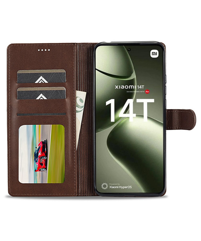 Xiaomi 14T - Housse Napoli simili cuir raffiné