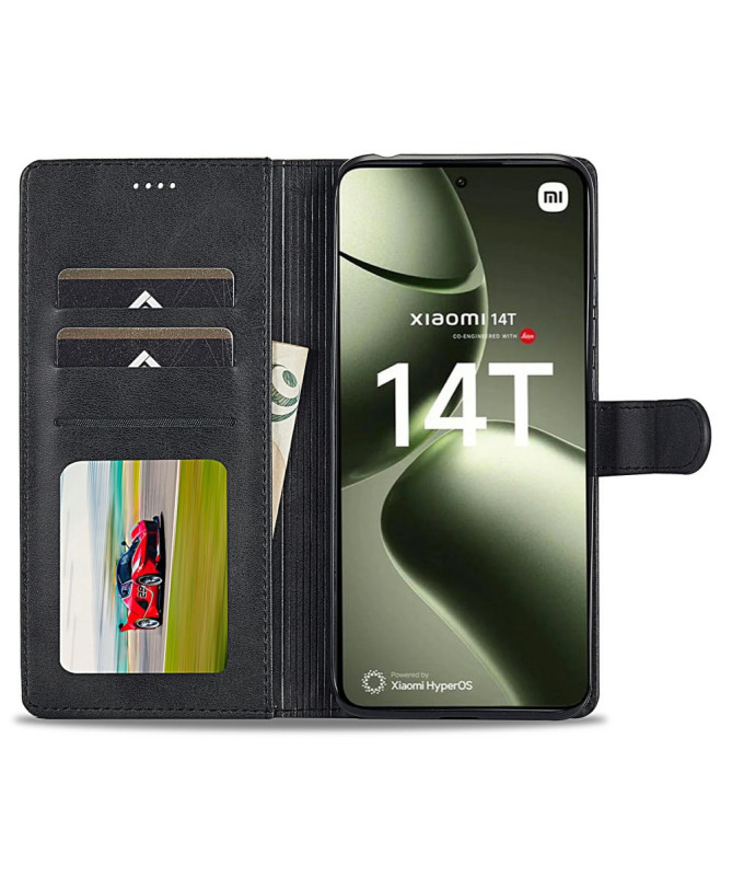 Xiaomi 14T - Housse Napoli simili cuir raffiné