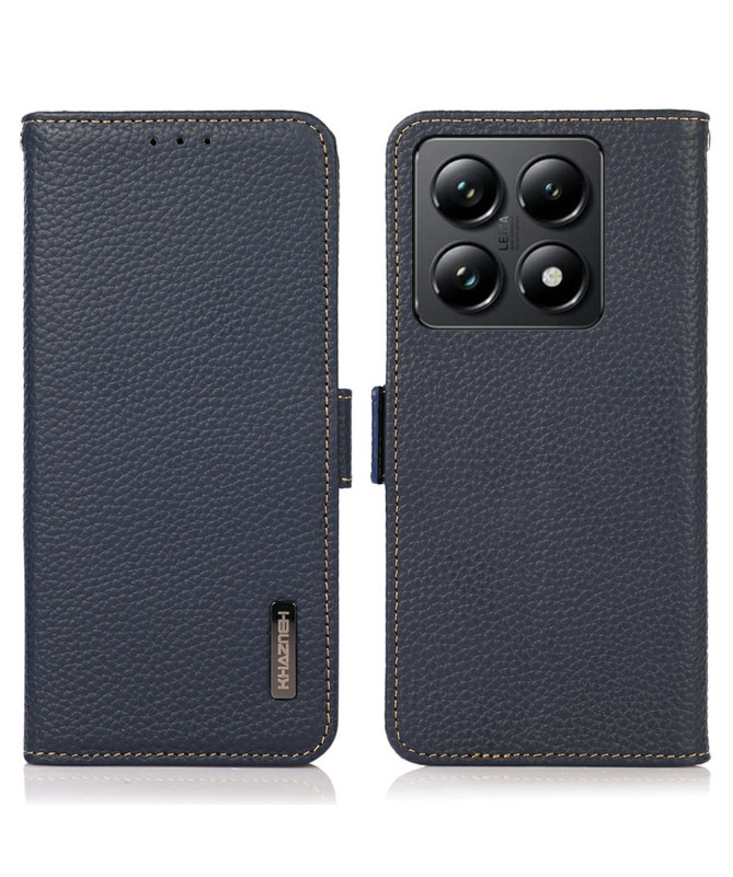 Xiaomi 14T - Housse KHAZNEH cuir grainé first