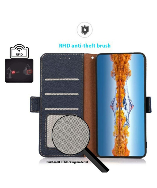 Xiaomi 14T - Housse KHAZNEH cuir grainé first