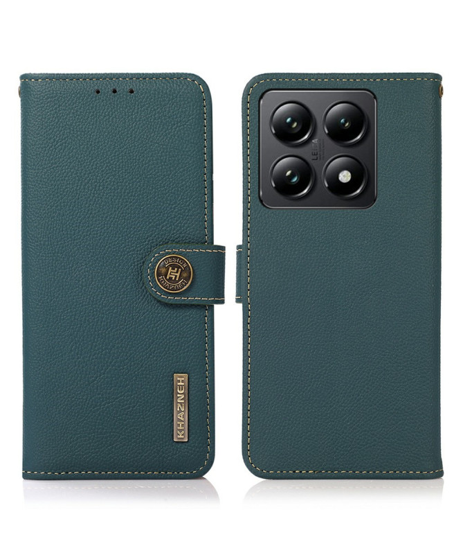 Xiaomi 14T - Housse KHAZNEH Classic en cuir