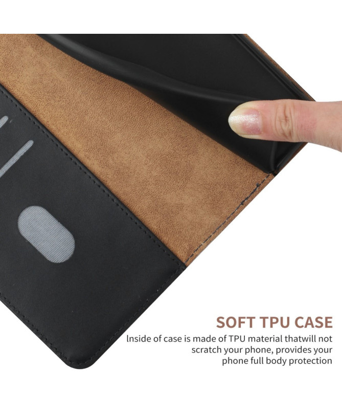 Samsung Galaxy S24 FE - Housse Smooth Touch Cuir