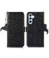 Samsung Galaxy S24 FE - Housse Cuir Effet Peau D'Autruche