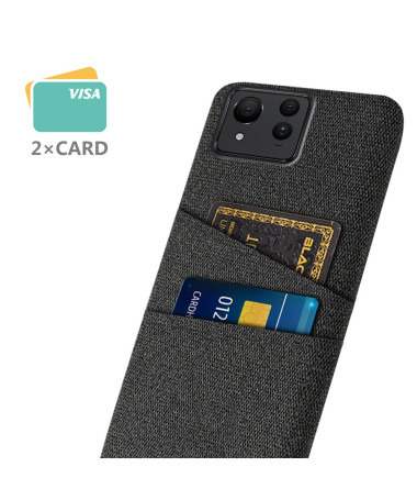 Asus Zenfone 11 Ultra - Coque Tissu Porte-Cartes