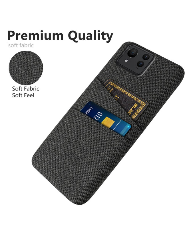 Asus Zenfone 11 Ultra - Coque Tissu Porte-Cartes