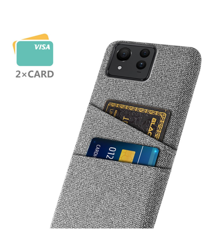 Asus Zenfone 11 Ultra - Coque Tissu Porte-Cartes