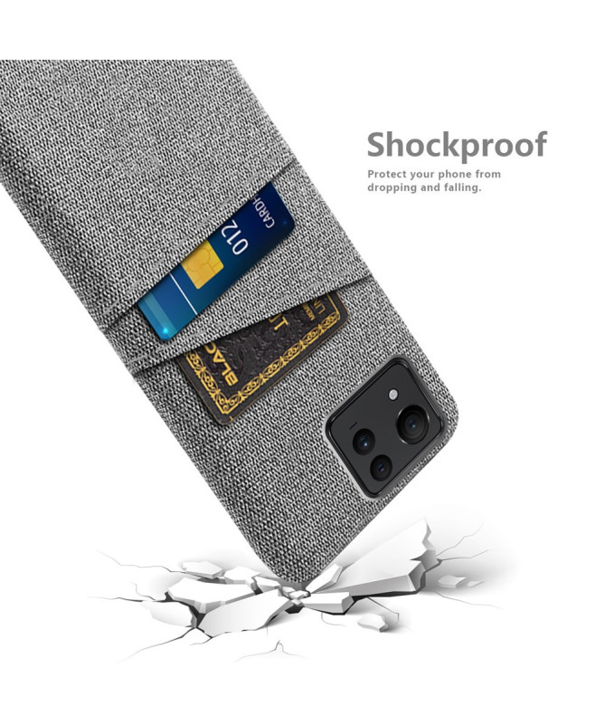 Asus Zenfone 11 Ultra - Coque Tissu Porte-Cartes