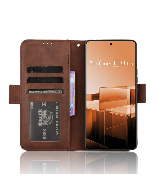 Asus Zenfone 11 Ultra - Housse Premium avec Porte Cartes