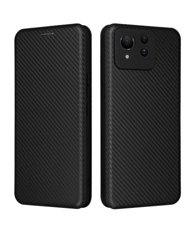 Asus Zenfone 11 Ultra - Flip Cover design fibre de carbone