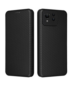 Asus Zenfone 11 Ultra - Flip Cover design fibre de carbone