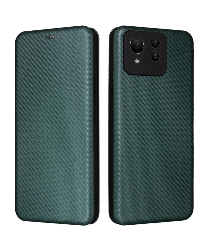 Asus Zenfone 11 Ultra - Flip Cover design fibre de carbone