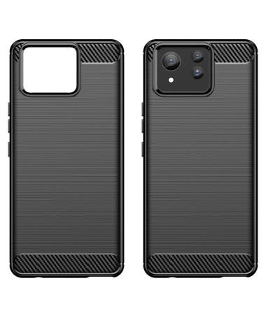 Asus Zenfone 11 Ultra - Coque gel brossé carbone