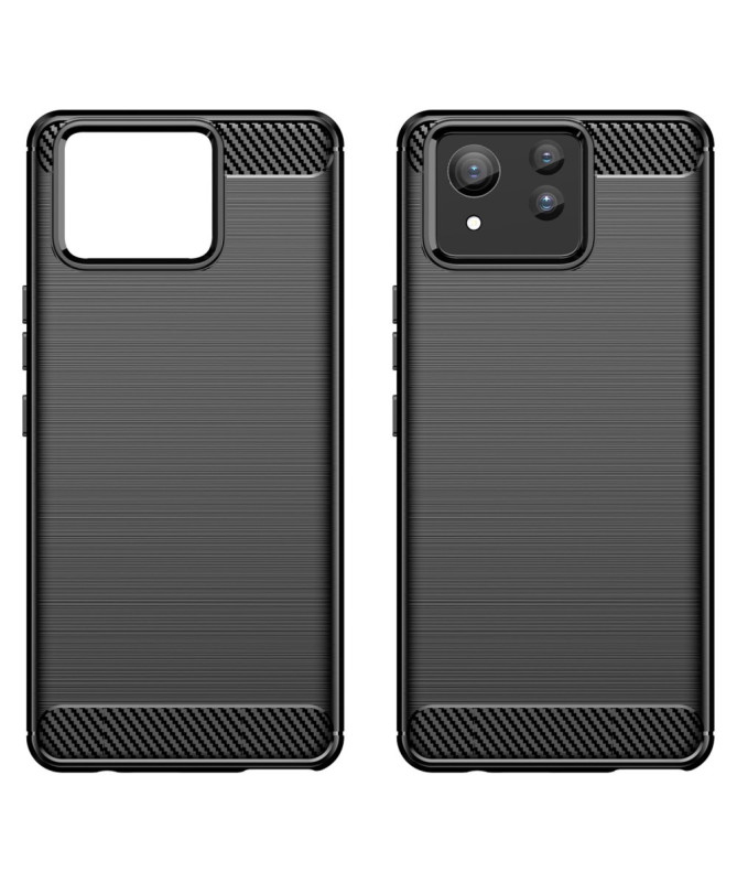 Asus Zenfone 11 Ultra - Coque gel brossé carbone