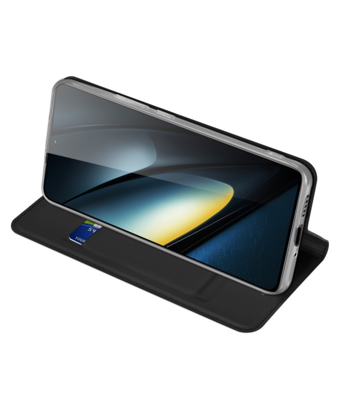 Poco F6 Pro - Flip Cover Business Effet Satiné