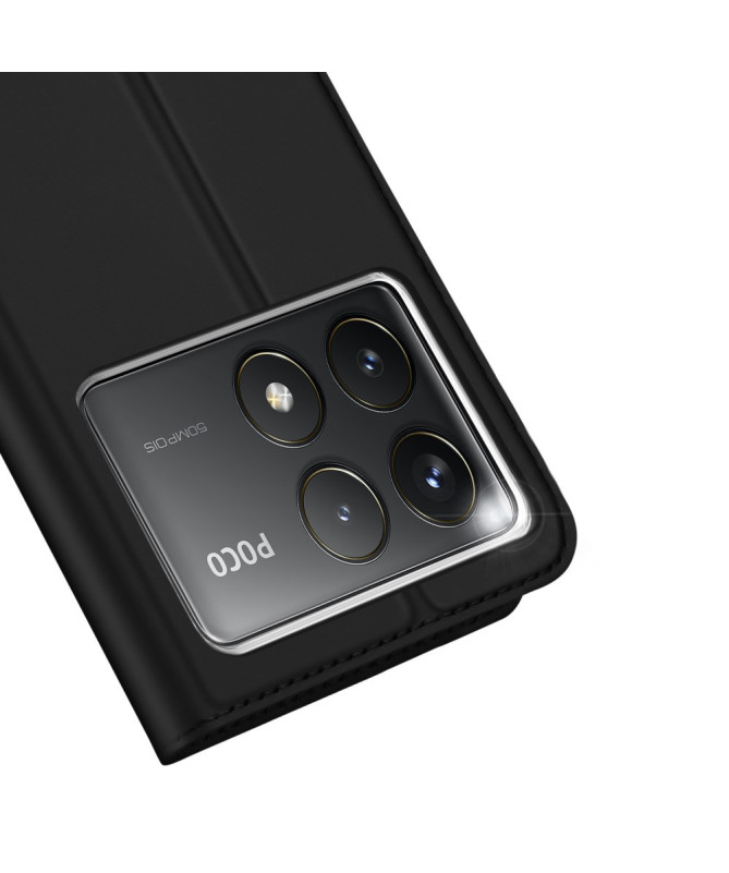 Poco F6 Pro - Flip Cover Business Effet Satiné