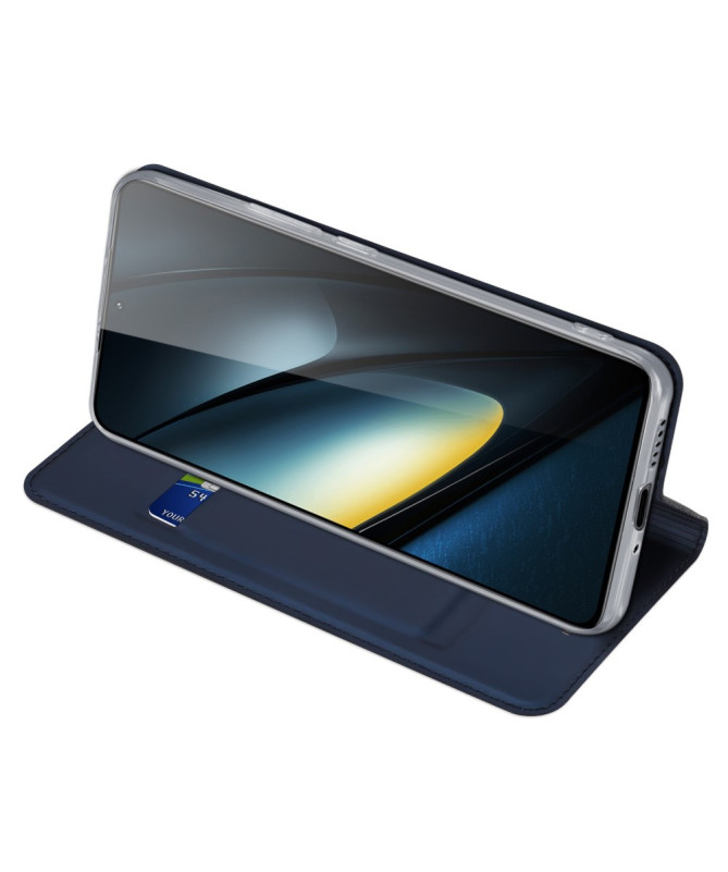 Poco F6 Pro - Flip Cover Business Effet Satiné