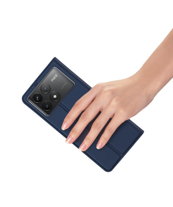 Poco F6 Pro - Flip Cover Business Effet Satiné