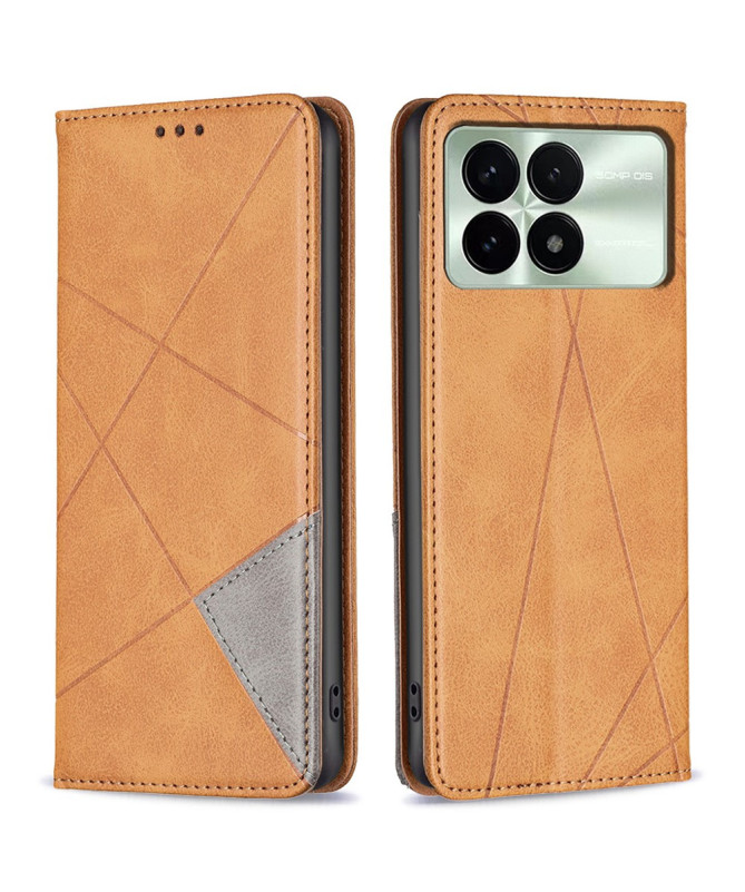 Poco F6 Pro - Flip Cover Célinia Style Cuir Porte Cartes