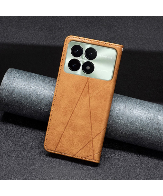 Poco F6 Pro - Flip Cover Célinia Style Cuir Porte Cartes