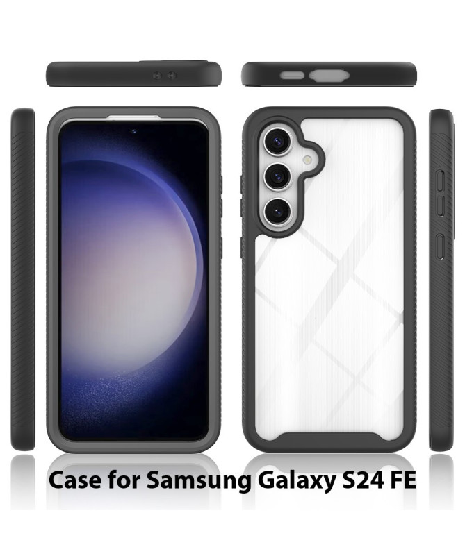 Samsung Galaxy S24 FE - Coque Intégrale avec Film Protecteur