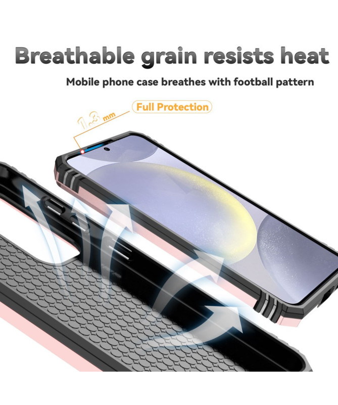 Samsung Galaxy S24 FE - Coque Hybride Fonction Support et Cache Object