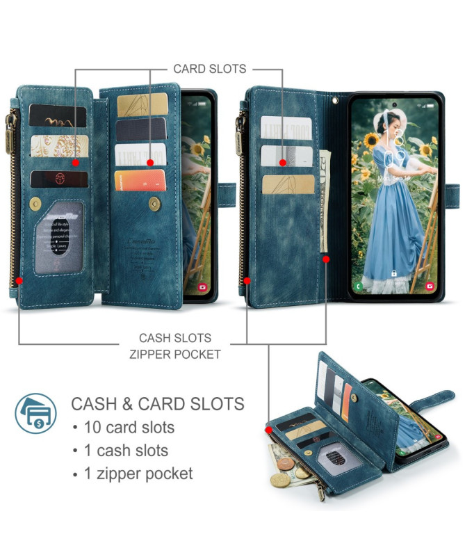 Samsung Galaxy S24 FE - Housse C30 Series multiples compartiments