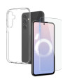 Samsung Galaxy S24 FE - Coque transparente avec protection d'écran en 
