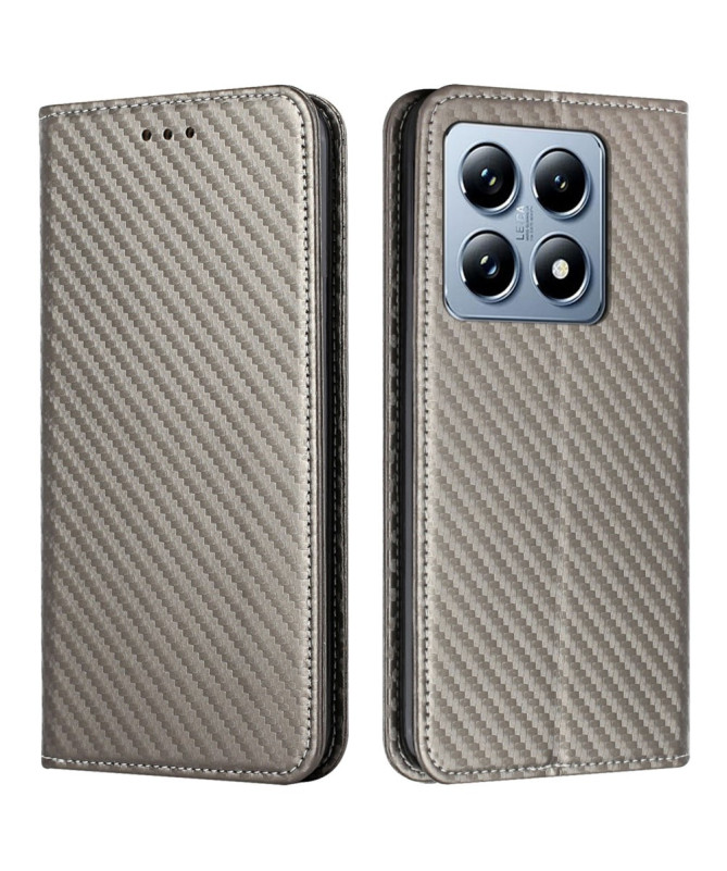 Xiaomi 14T Pro - Flip Cover Gatsby Carbone