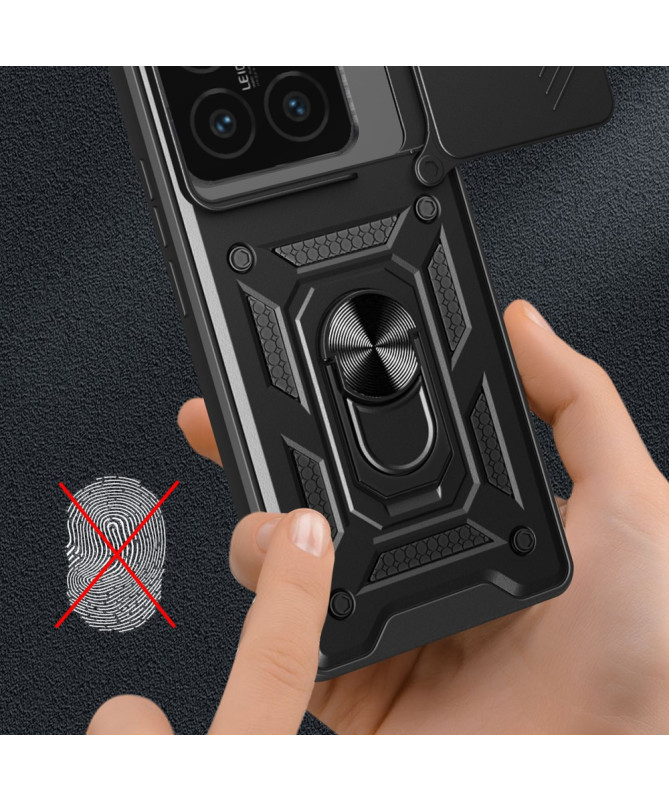 Xiaomi 14T Pro - Coque Hybride Fonction Support et Cache Objectif