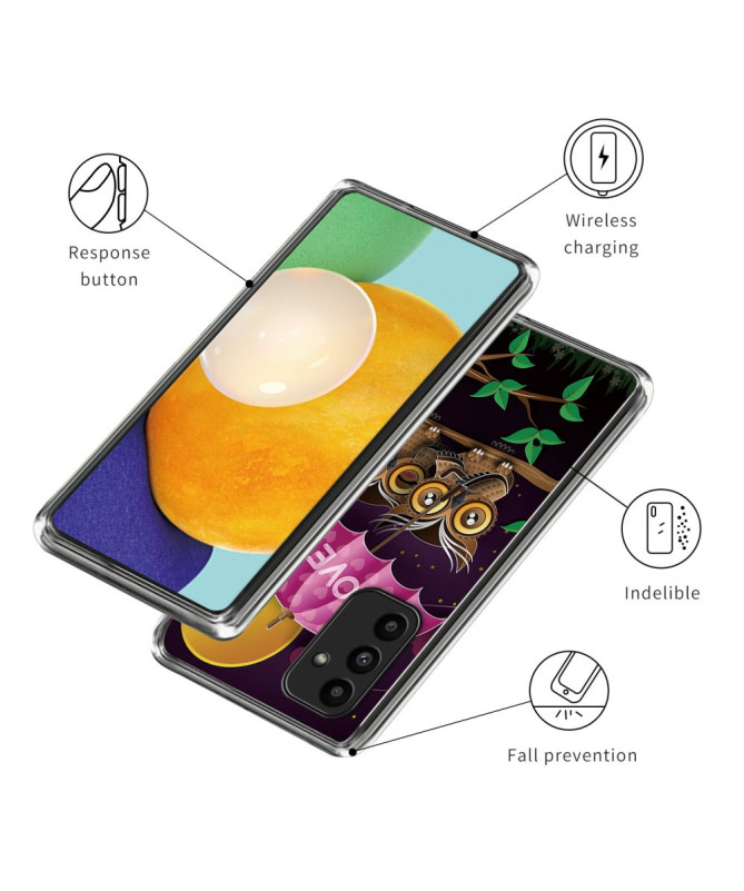 Samsung Galaxy A15 4G / A15 5G - Coque Hiboux Amoureux