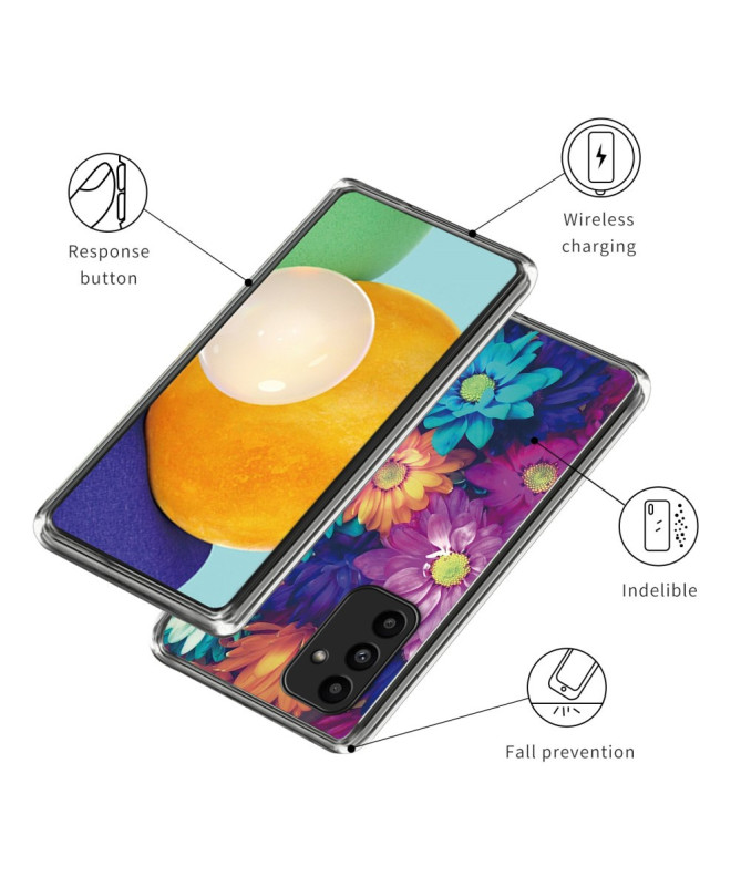 Samsung Galaxy A15 4G / A15 5G - Coque Fleurie Élégance Végétale