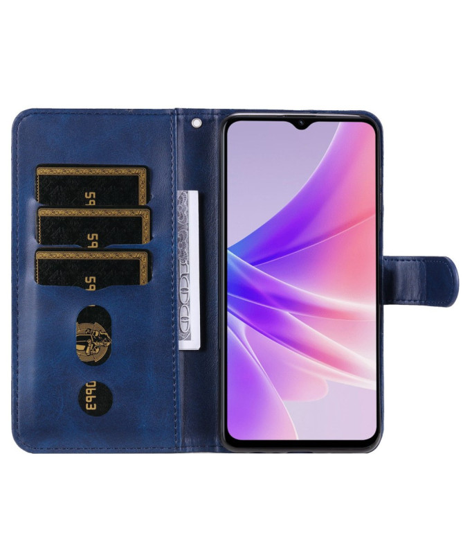 Realme Narzo 50 5G - Housse Zipper Pocket effet cuir