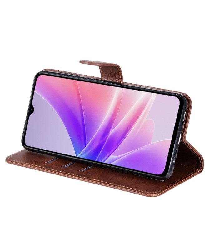 Realme Narzo 50 5G - Housse Zipper Pocket effet cuir