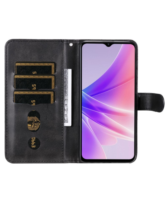 Realme Narzo 50 5G - Housse Zipper Pocket effet cuir