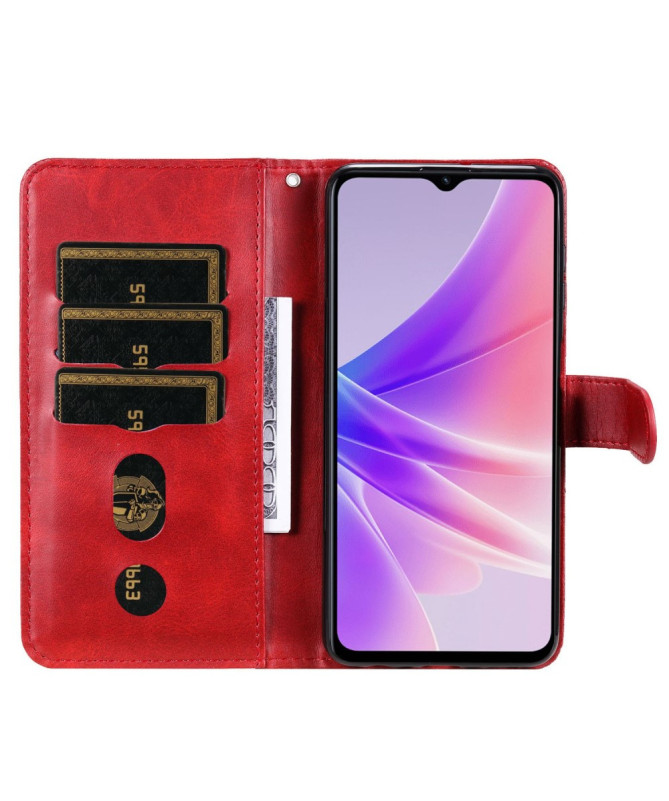Realme Narzo 50 5G - Housse Zipper Pocket effet cuir