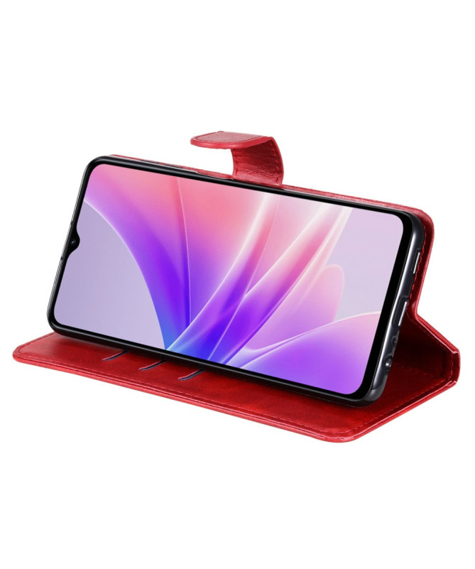 Realme Narzo 50 5G - Housse Zipper Pocket effet cuir