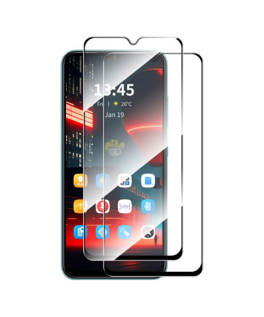 Realme Narzo 50 5G - Protections d'écran en verre trempé Full Size (2 pièces)