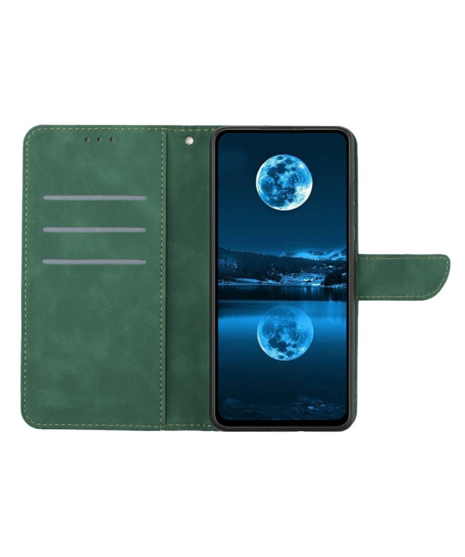 Housse Honor 200 Smart Lines Effet Cuir