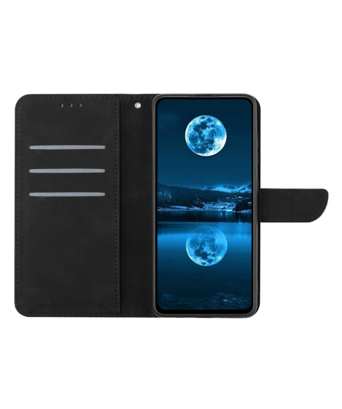 Housse Honor 200 Smart Lines Effet Cuir