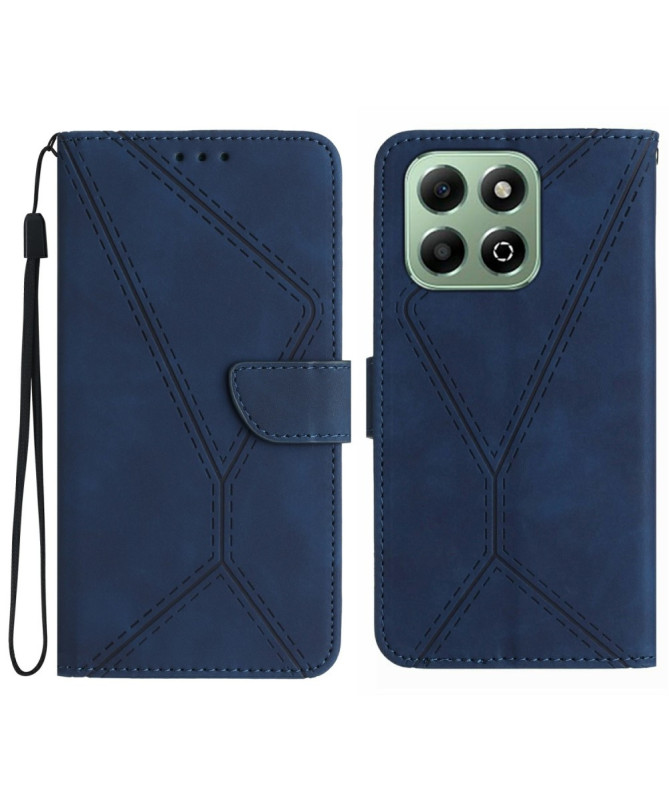 Housse Honor 200 Smart Lines Effet Cuir