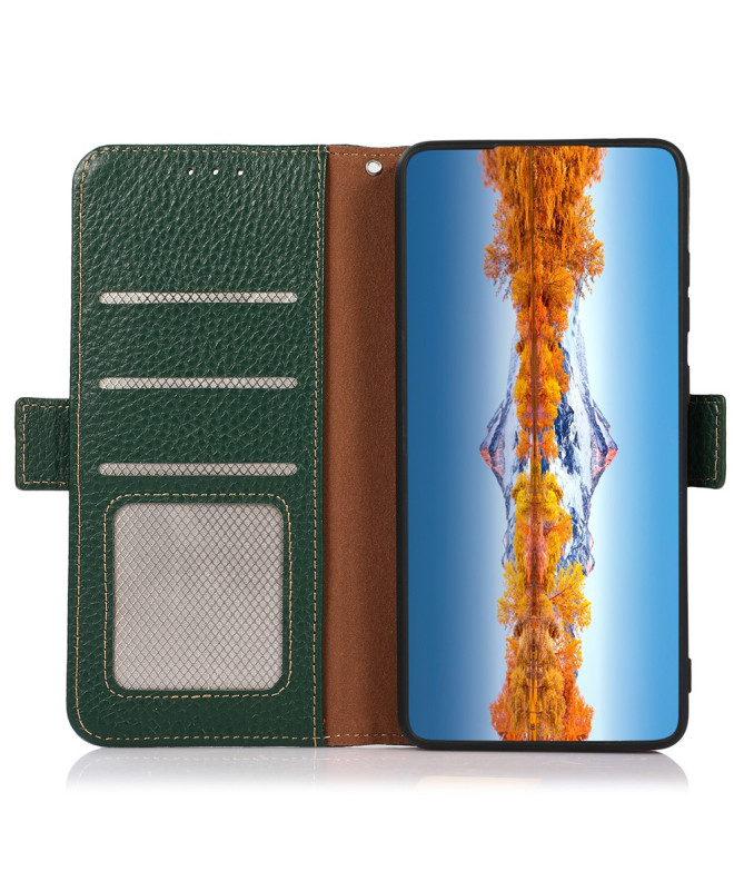 Housse Honor 200 Smart KHAZNEH cuir grainé first