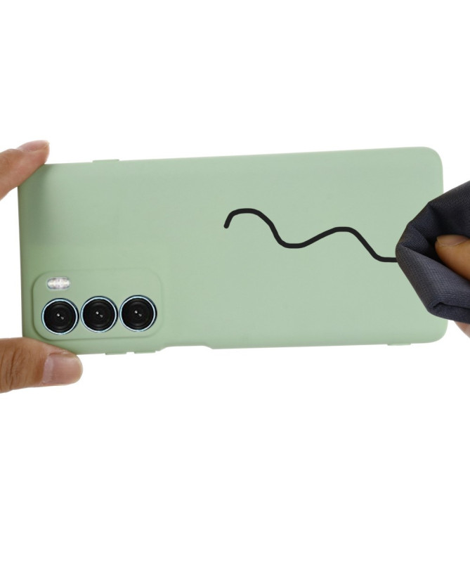 Coque Moto G200 Puro silicone liquide