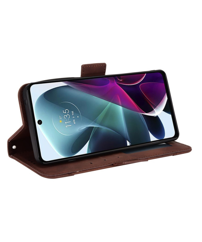 Housse Moto G200 Premium avec Porte Cartes