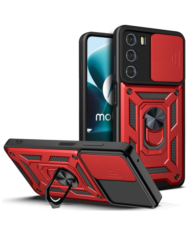 Coque Moto G200 Hybride Fonction Support et Cache Objectif