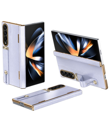 Coque Samsung Galaxy Z Fold 4 avec Sangle Rétractable et Support Intégré