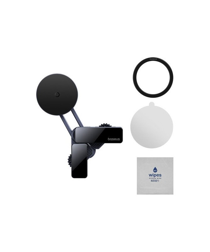 Support Magnétique Pliable pour Écran d'Ordinateur - Gris Spatial