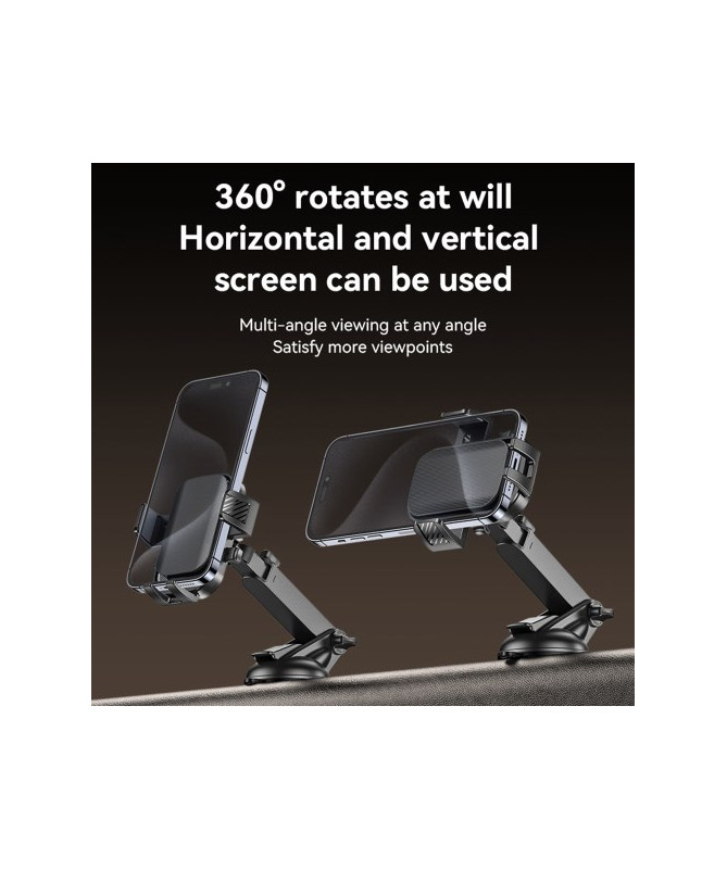 Support Téléphone Voiture YESIDO C267 à Ventouse - Rotation 360°